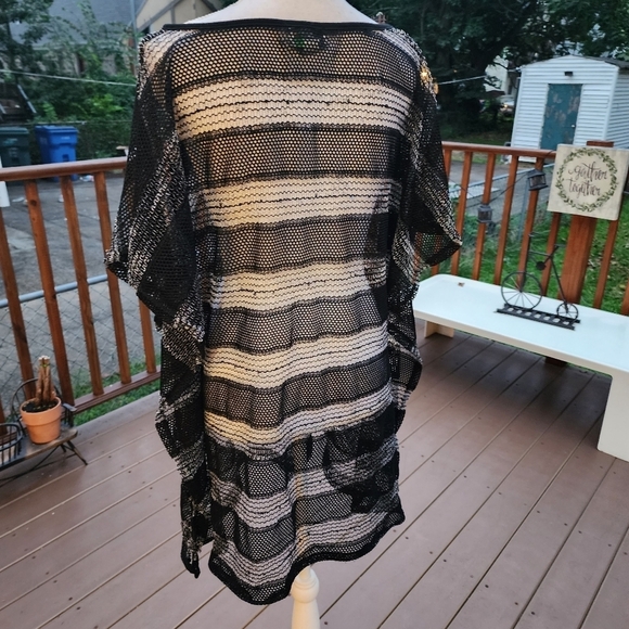 Bali Club Beachy Tunic Over Swimmer fishnet size M - Picture 3 of 8